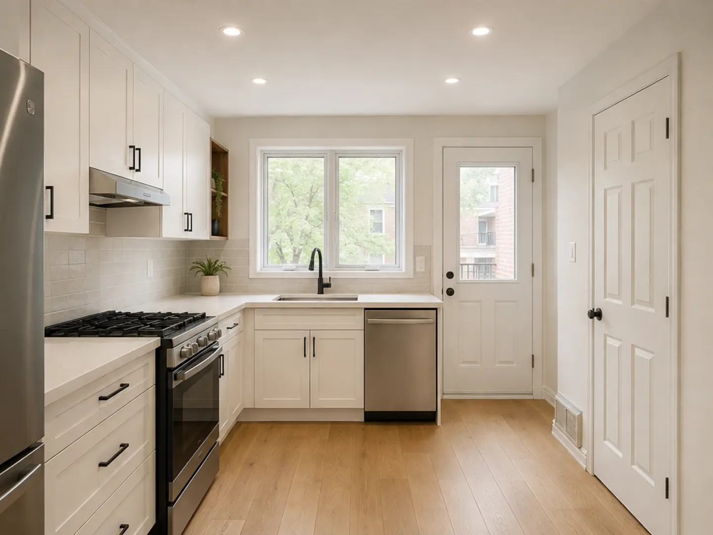 The same demonstration kitchen after renovation