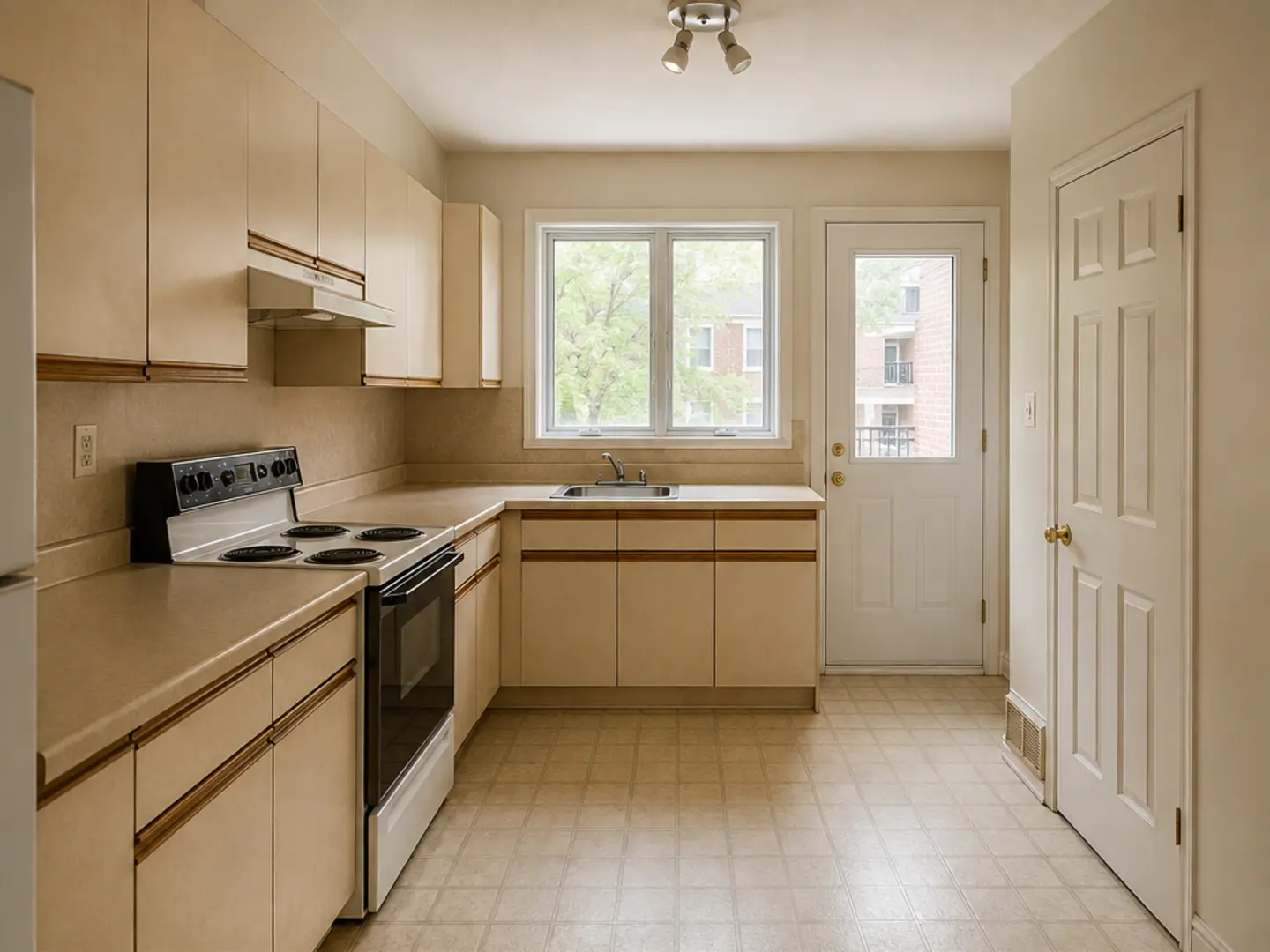 Demonstration kitchen before renovation